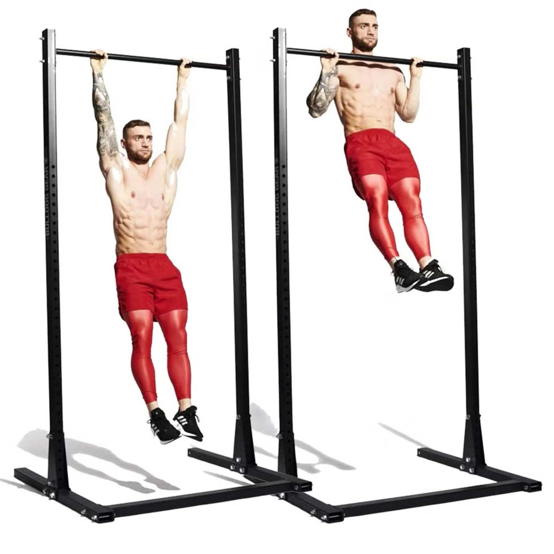 man doet pull-up